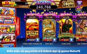 Điều kiện và quy trình trở thành đại lý game Nohu78